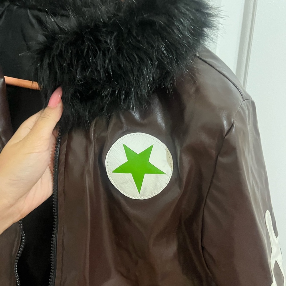 Y2K Fur trim jacket